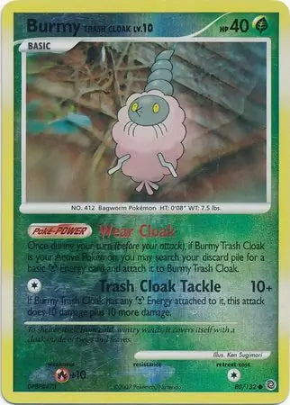 Secret Wonders Burmy Trash Cloak #80/132 reverse holo